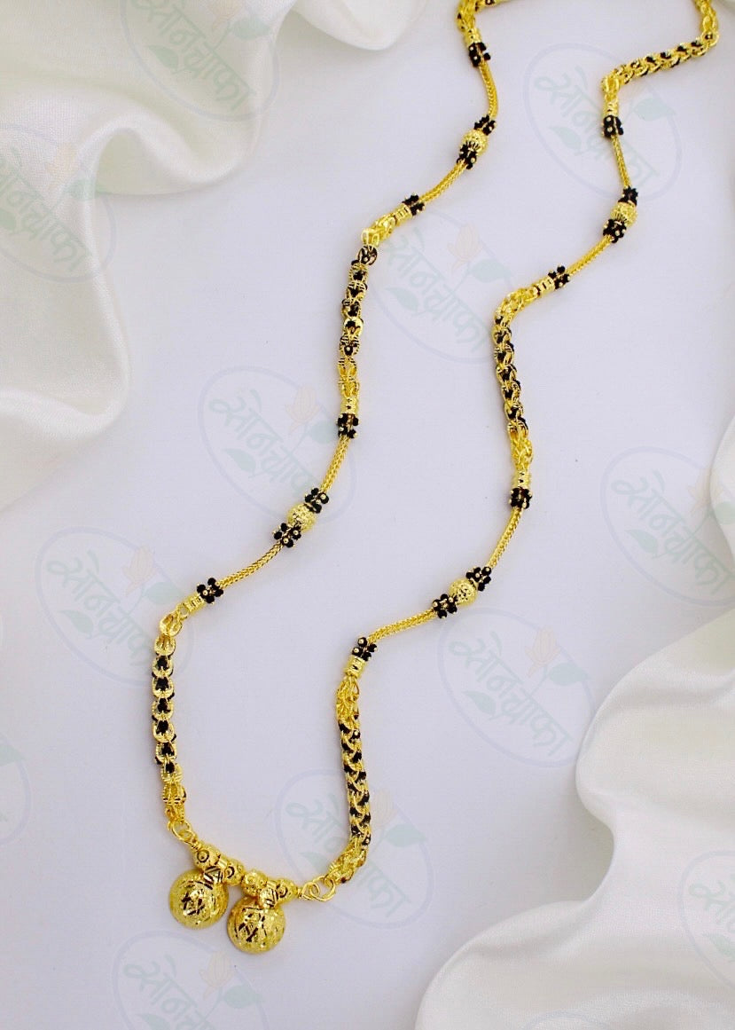 ENTICING GOLD PLATED MANGALSUTRA