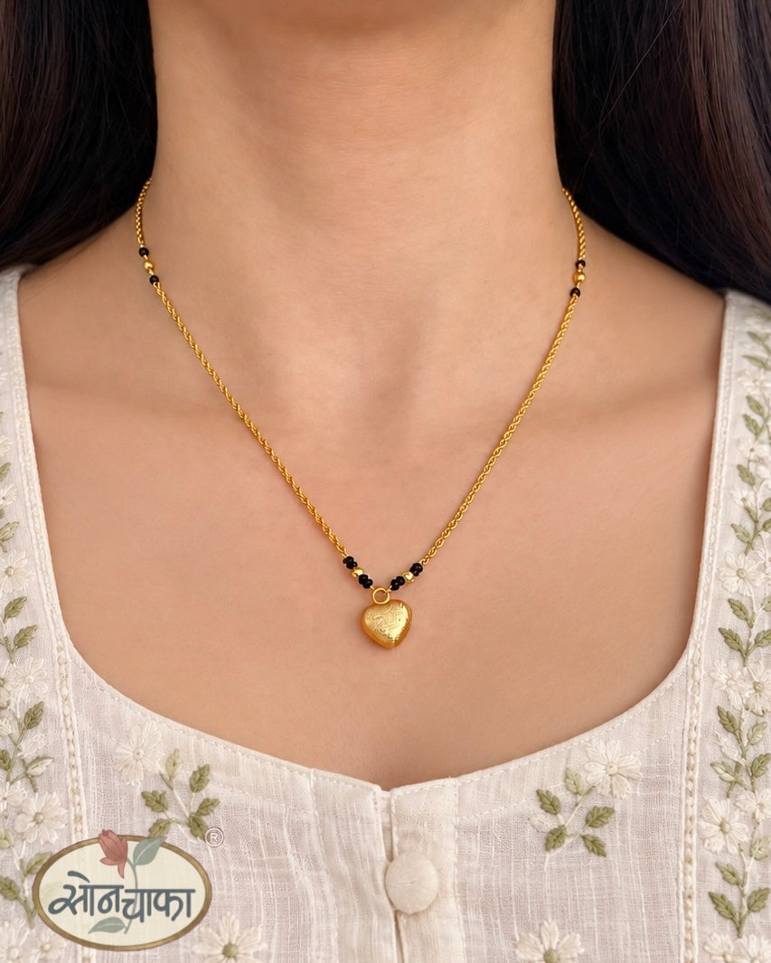 HEART SHAPE DESIGNER MANGALSUTRA