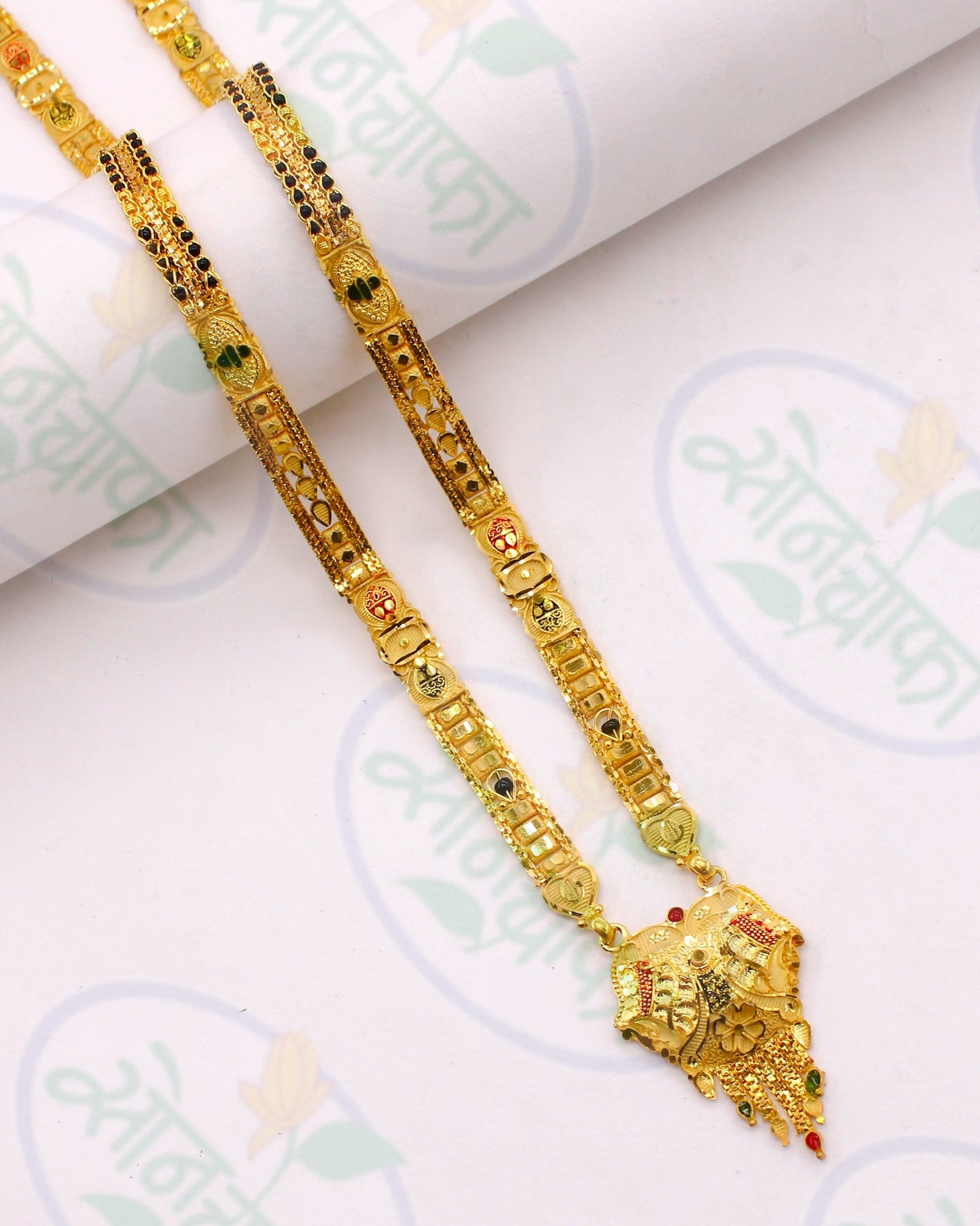 FANCY GOLD PLATED MANGALSUTRA