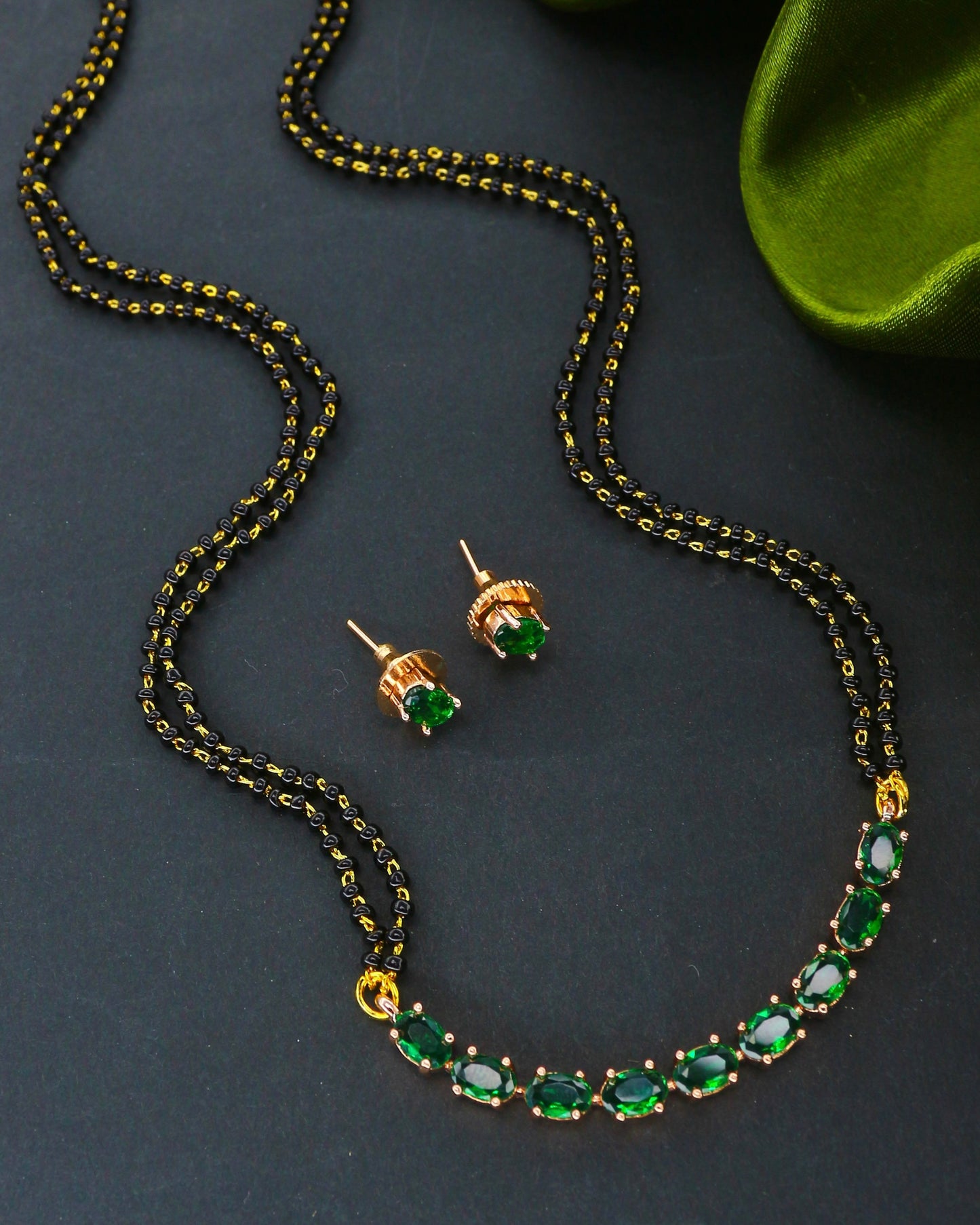 LUSH RUBY DIAMOND MANGALSUTRA