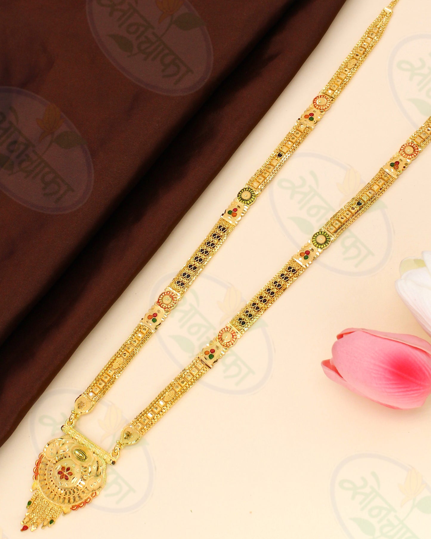 TRENDY BLACK BEADS DESIGNER MANGALSUTRA