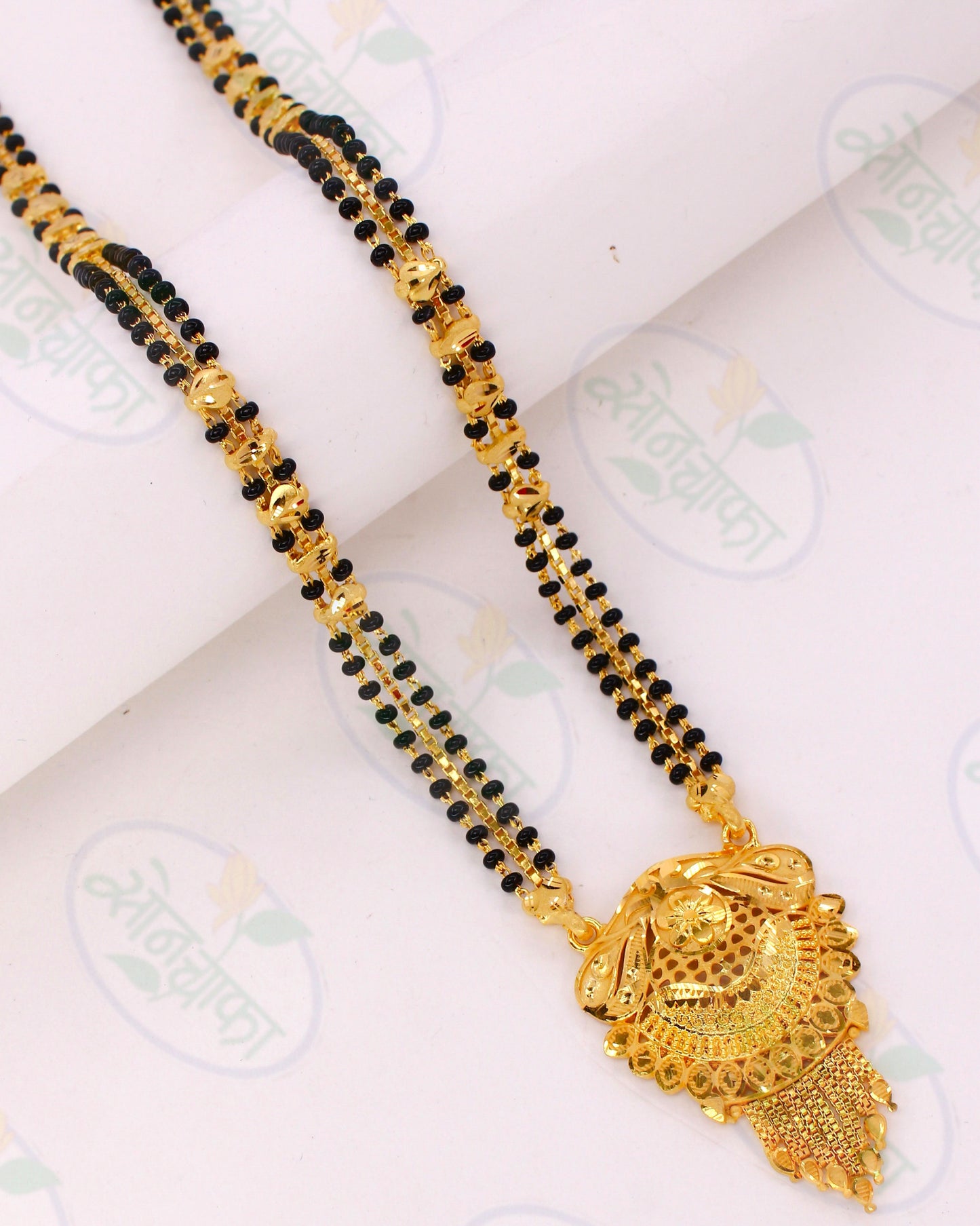 IMPRESSIVE GOLD PLATED MANGALSUTRA