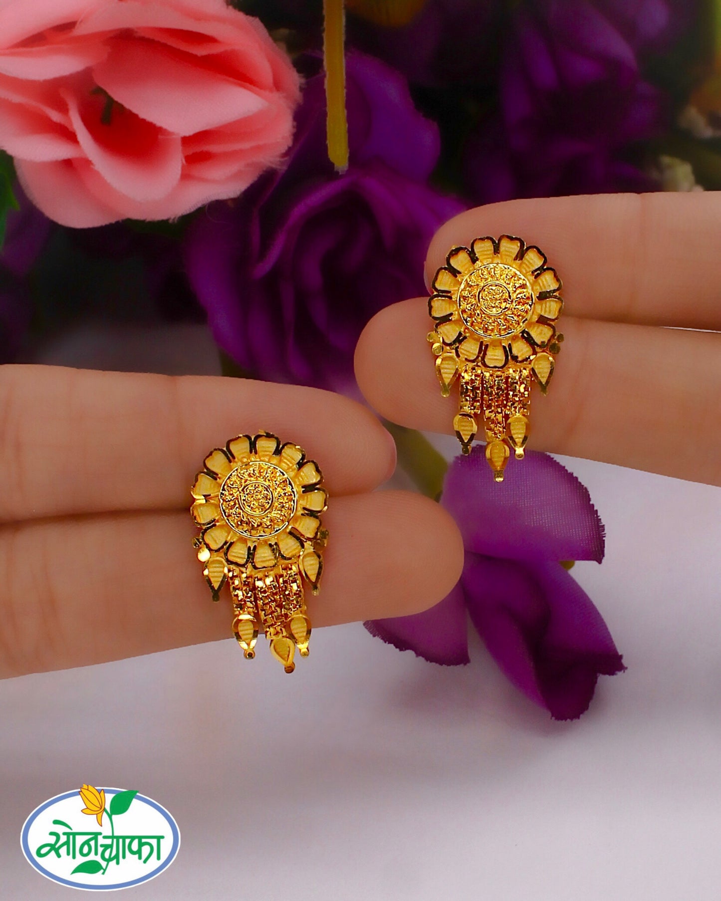 BEAUTIFUL FLORAL EARRINGS