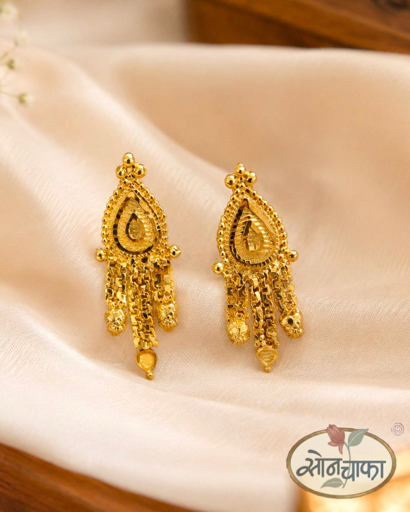 FANCY GOLD PLATED EARRINGS