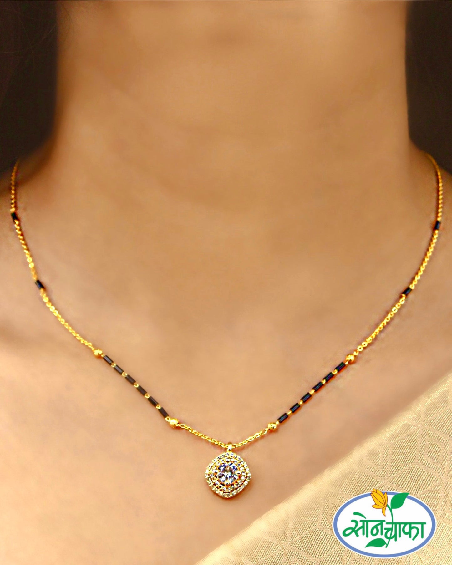 FANCY DIAMOND MANGALSUTRA