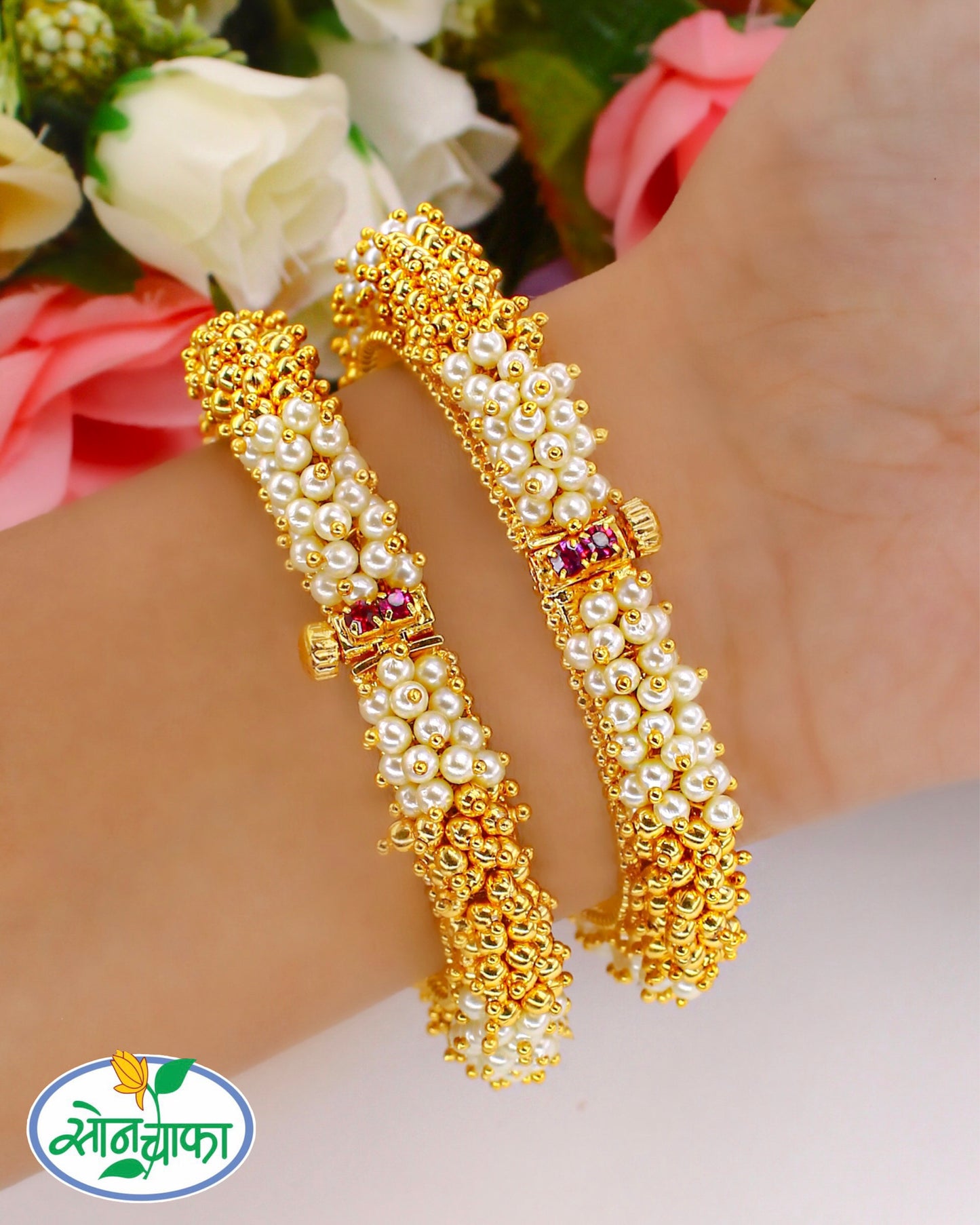 PEARL DESIGNER BANGLES