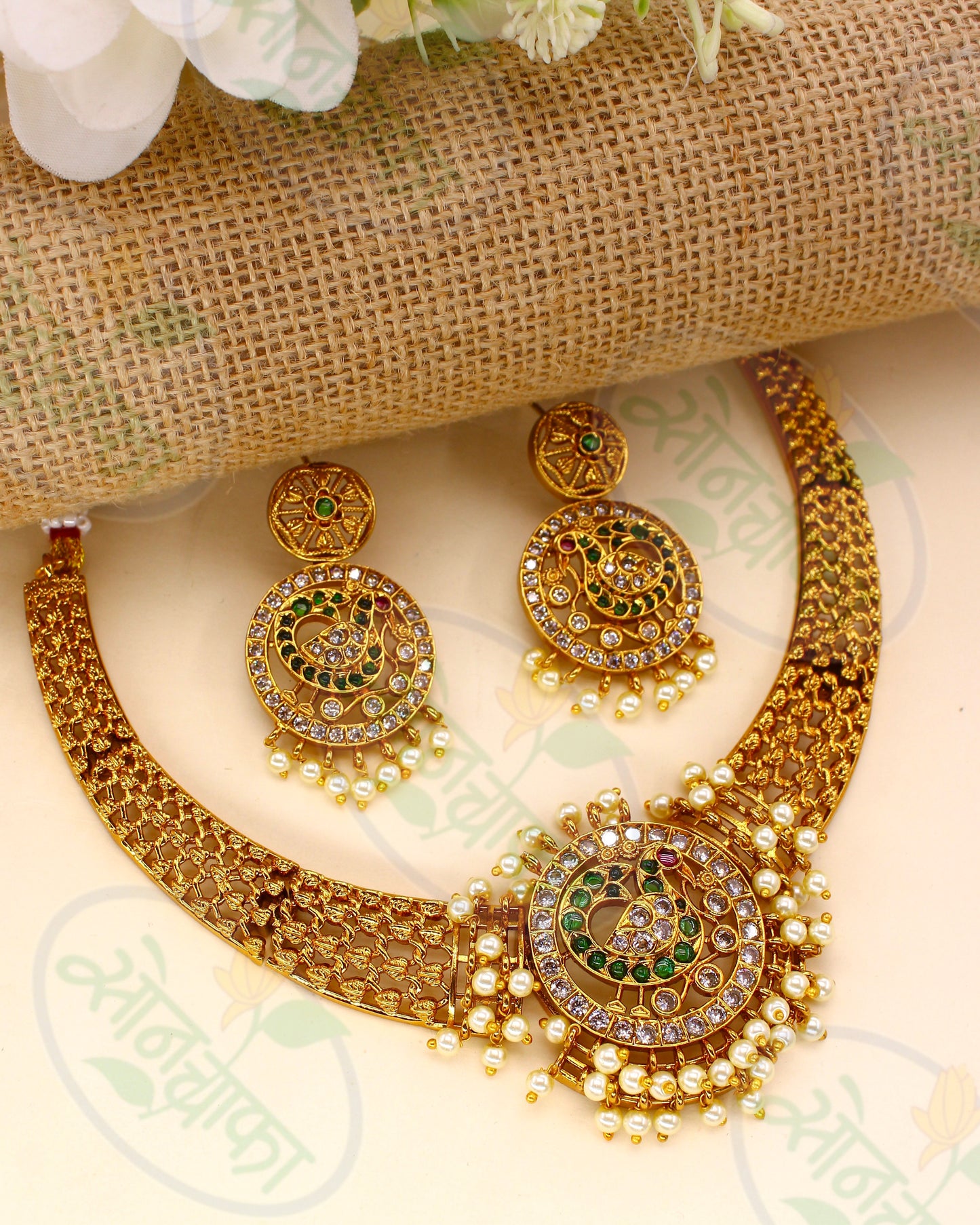 FANCY PEACOCK NECKLACE