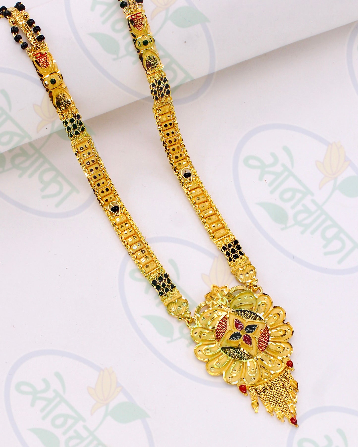 ENTICING GOLD PLATED MANGALSUTRA