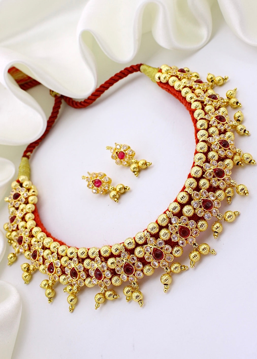 ETHNIC DROPLET DESIGNER NECKLACE