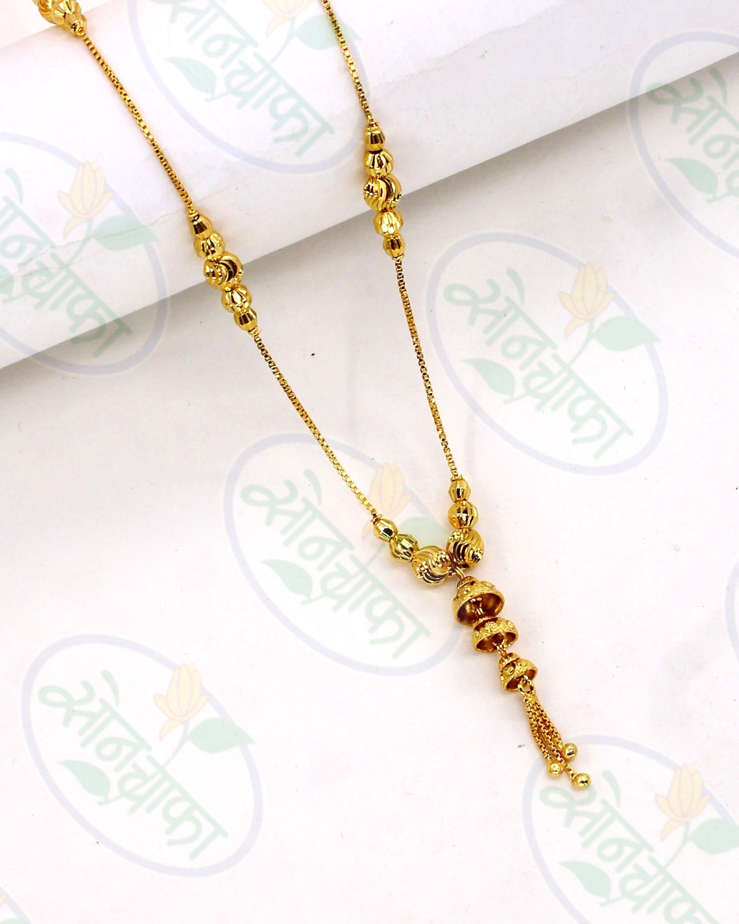 IMPRESSIVE GOLD PLATED MANGALSUTRA