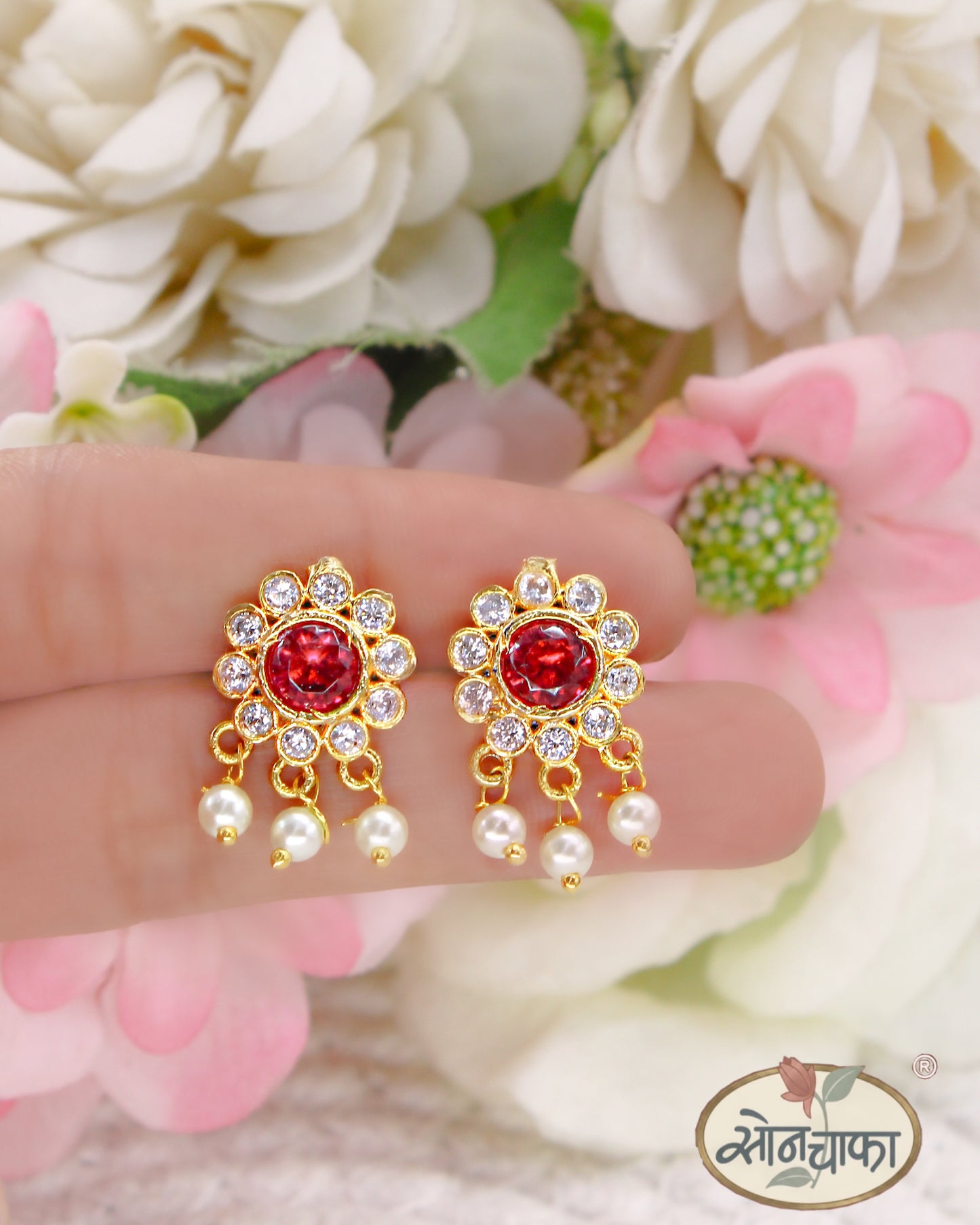 CLASSY PEARL EARRINGS STUD