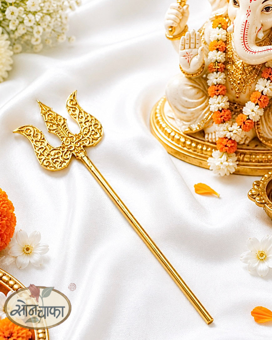 TEXTURED GANPATI TRISHUL