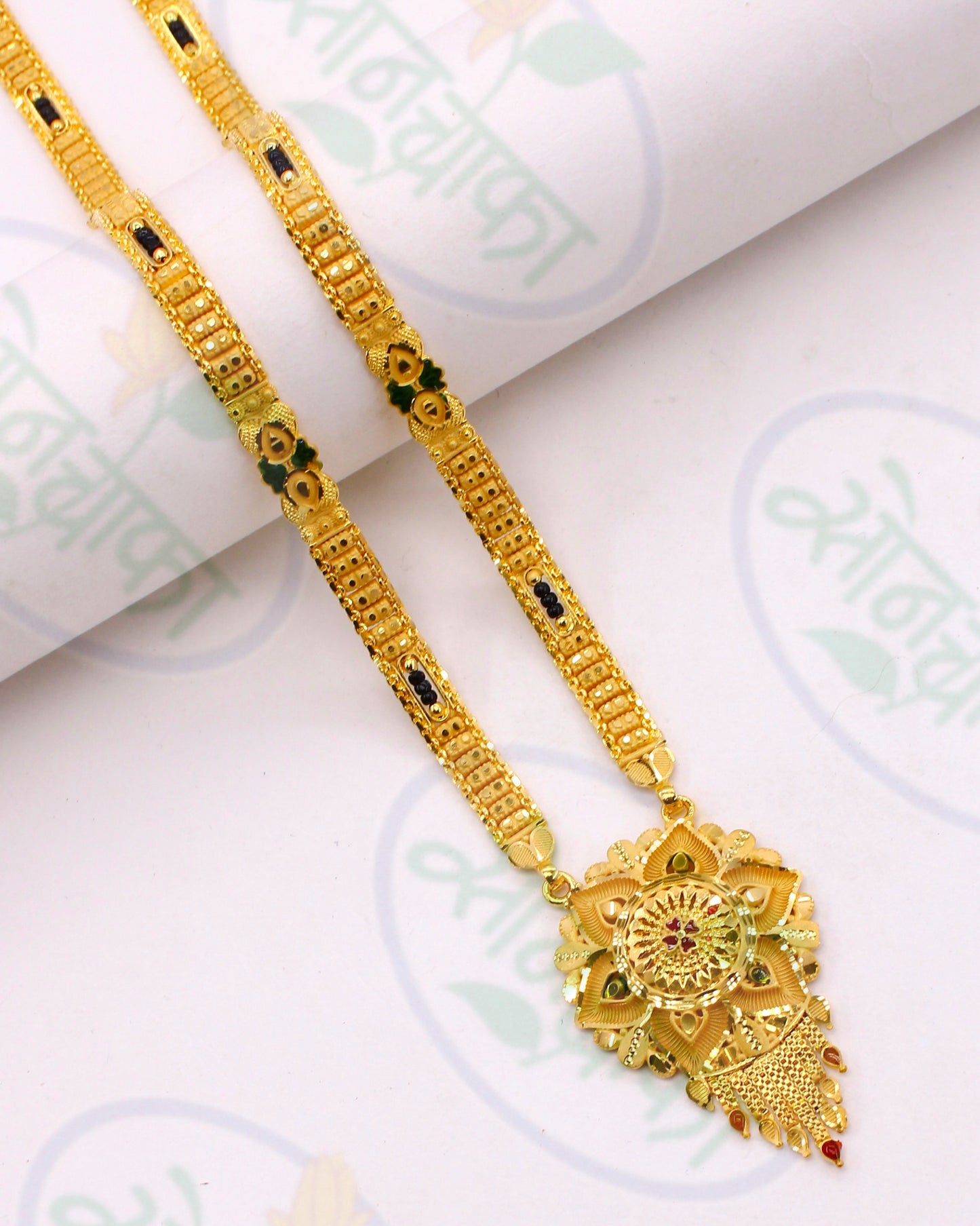 ATTRACTIVE GOLD PLATED MANGALSUTRA