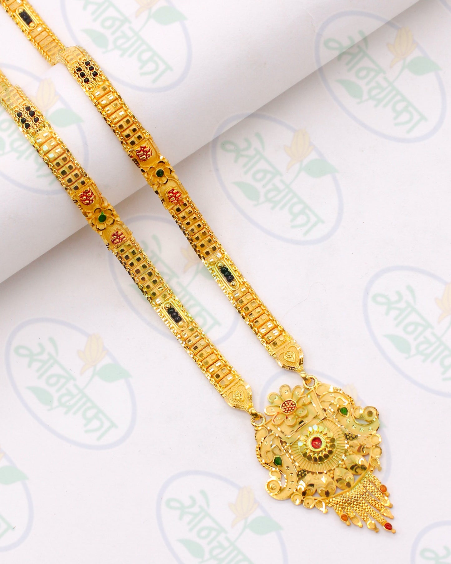 MODERN TWIST GOLD PLATED MANGALSUTRA