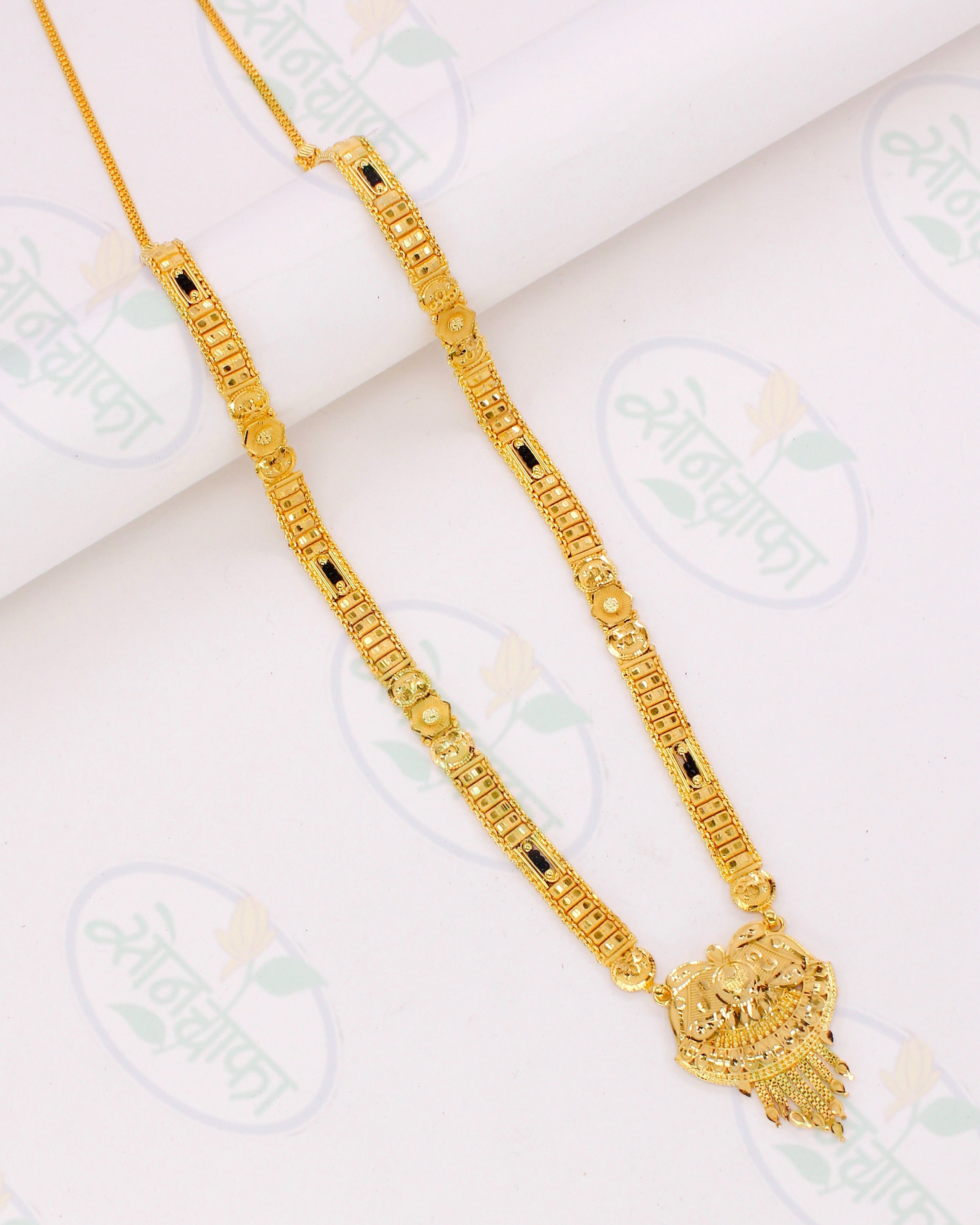 golden poth STUNNING GOLD PLATED MANGALSUTRA – Sonchafa