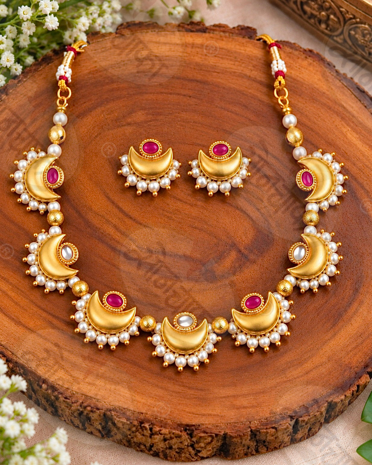 HALF MOON DESIGNER NECKLACE