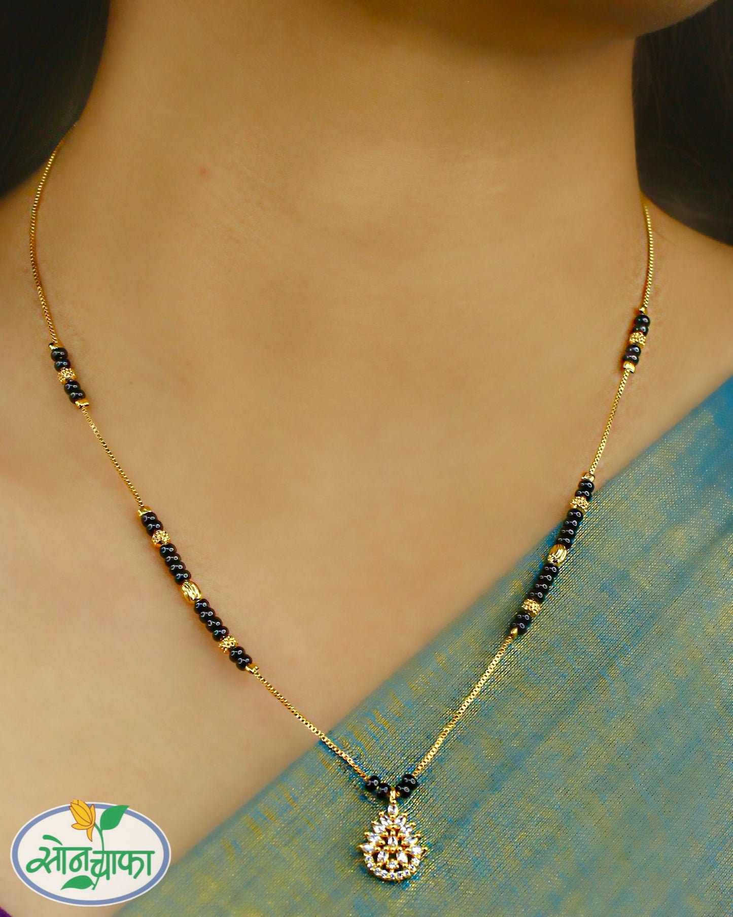TRADITIONAL DAIMOND MANGALSUTRA