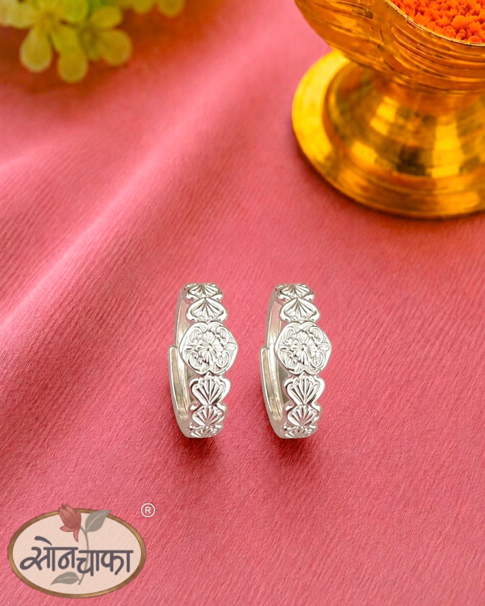 FLORAL SHELL SILVER JODAVI