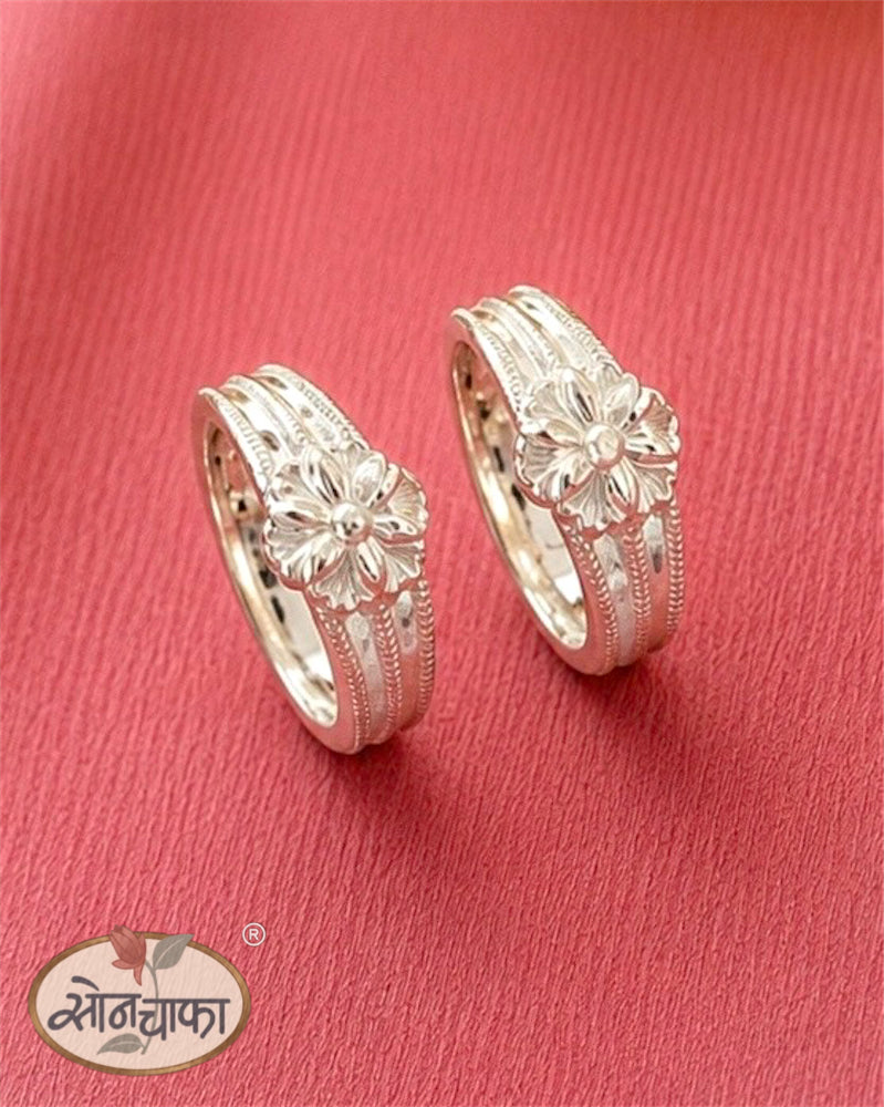 SPARKLING FLORAL SILVER JODAVI