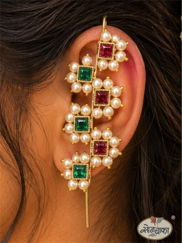SQUARE DESIGNER EAR-CUFF