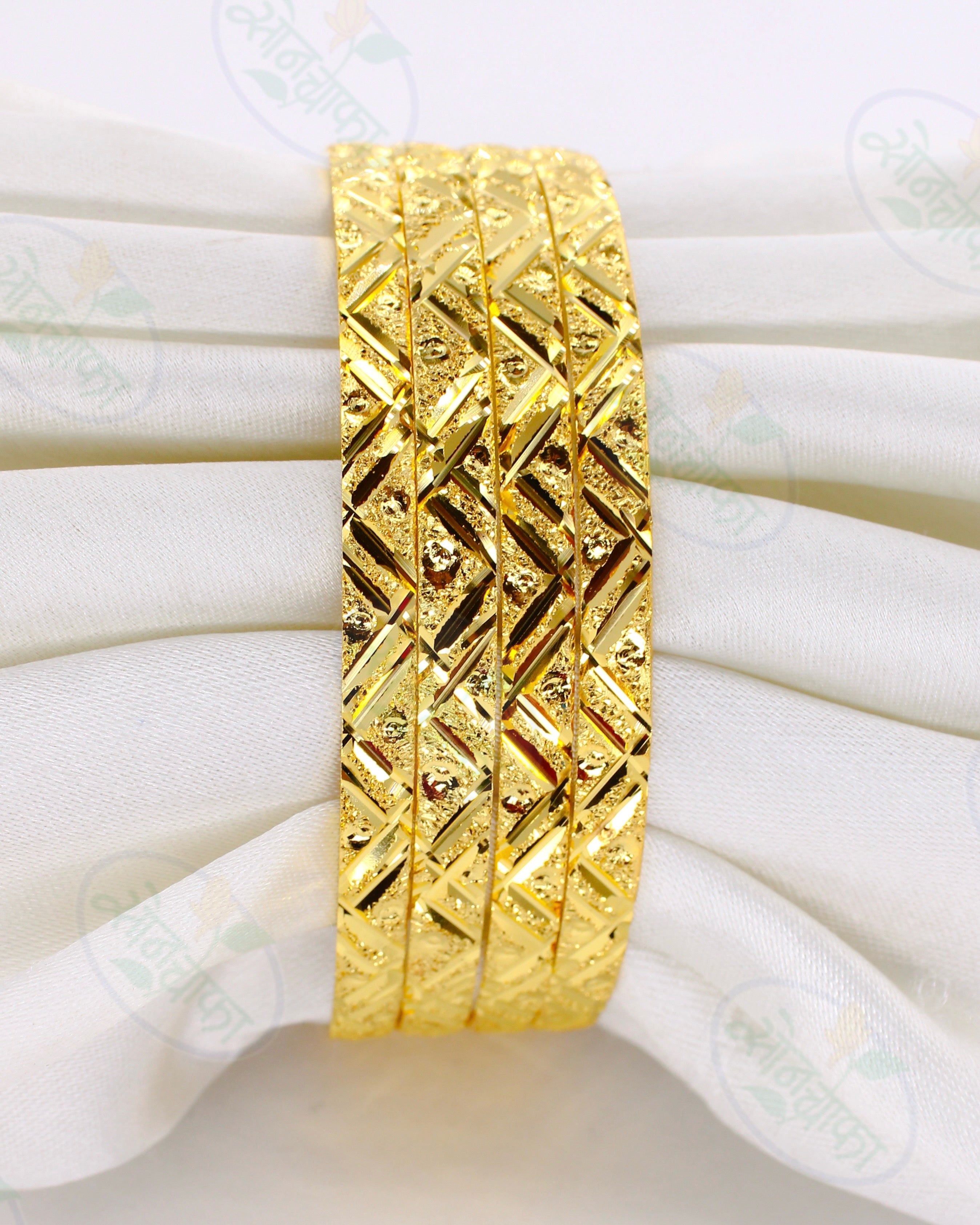PC GOLD PLATED BANGLES – Sonchafa - Main Image