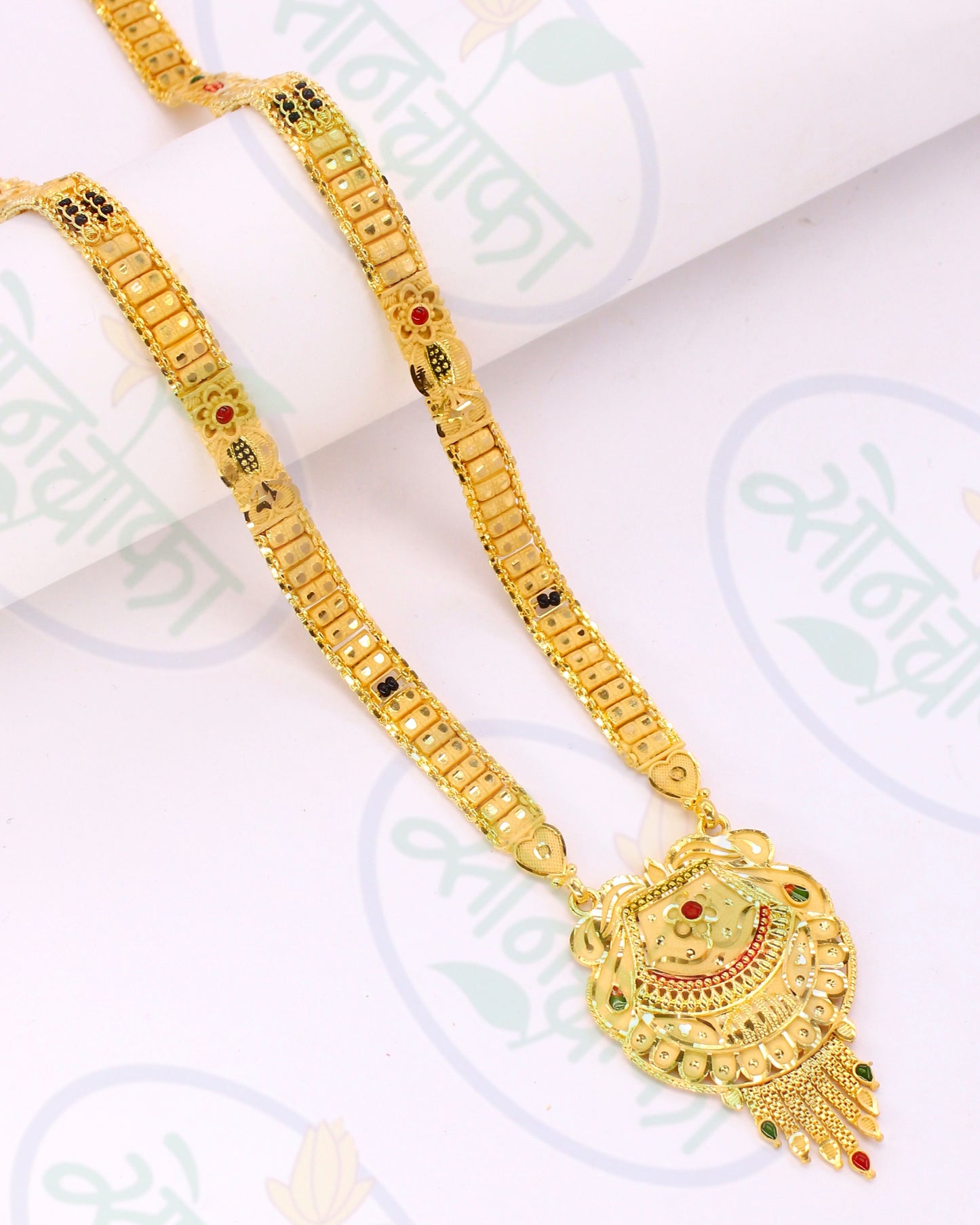ALLURING GOLD PLATED MANGALSUTRA