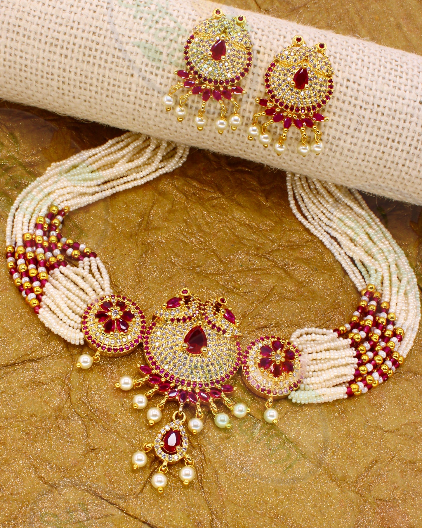 FANCY PEACOCK NECKLACE