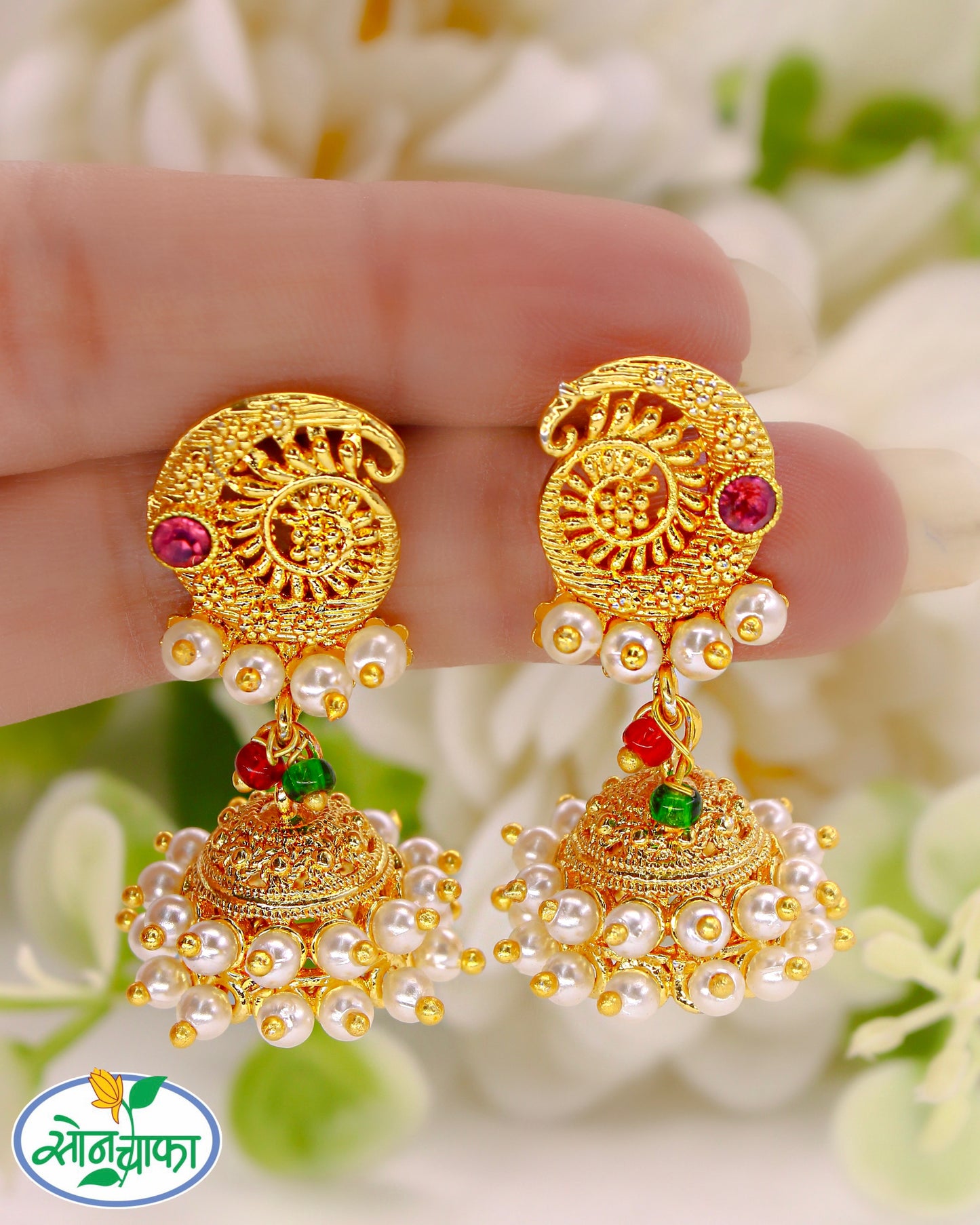 BEAUTIFUL JHUMKI EARRINGS