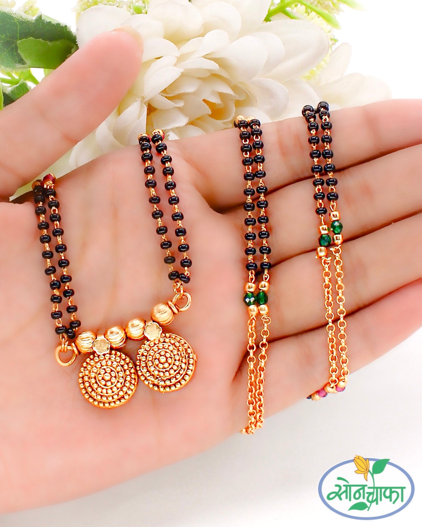 GOLDEN BEADS MANGALSUTRA
