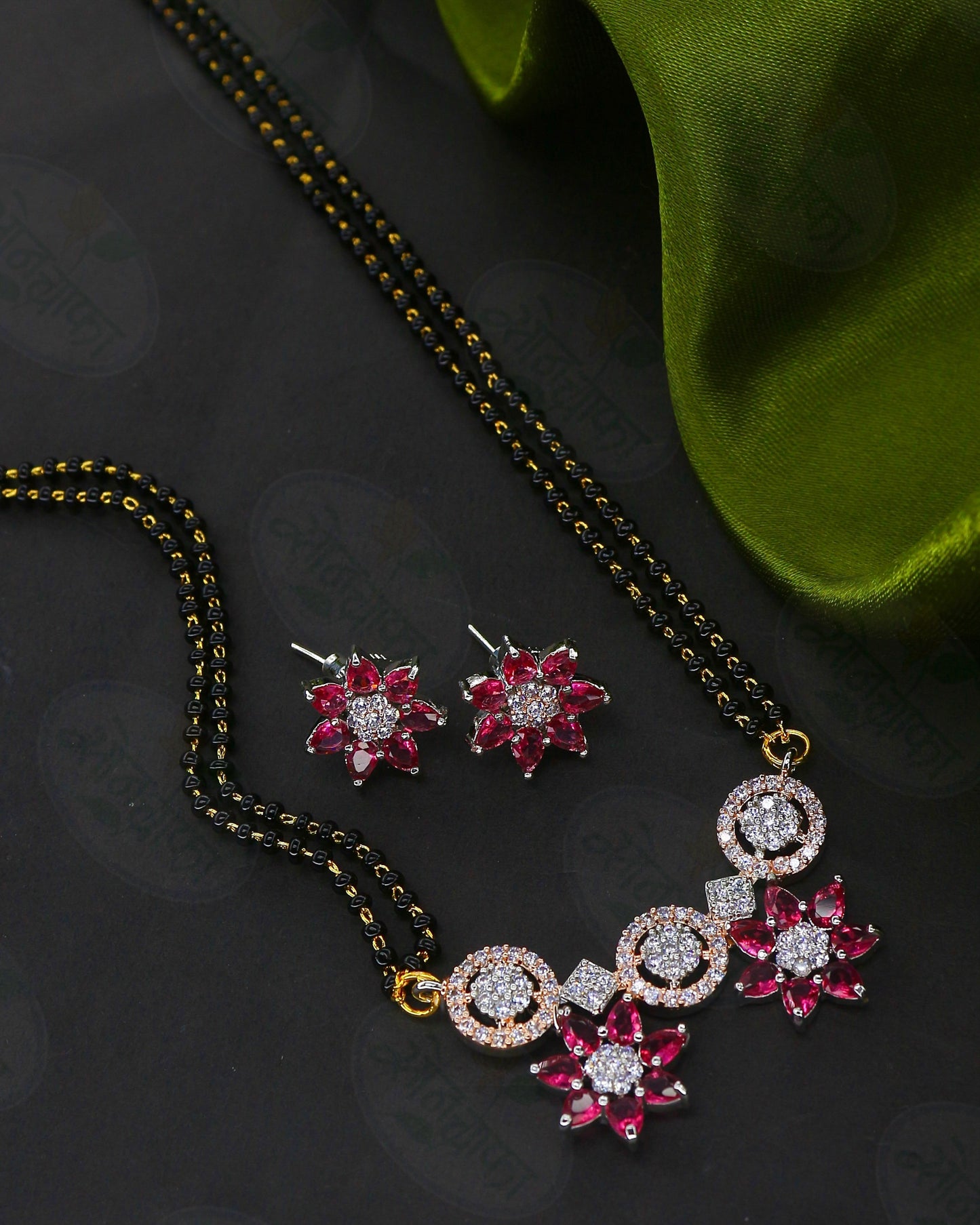 DESIGNER FLORET MANGALSUTRA