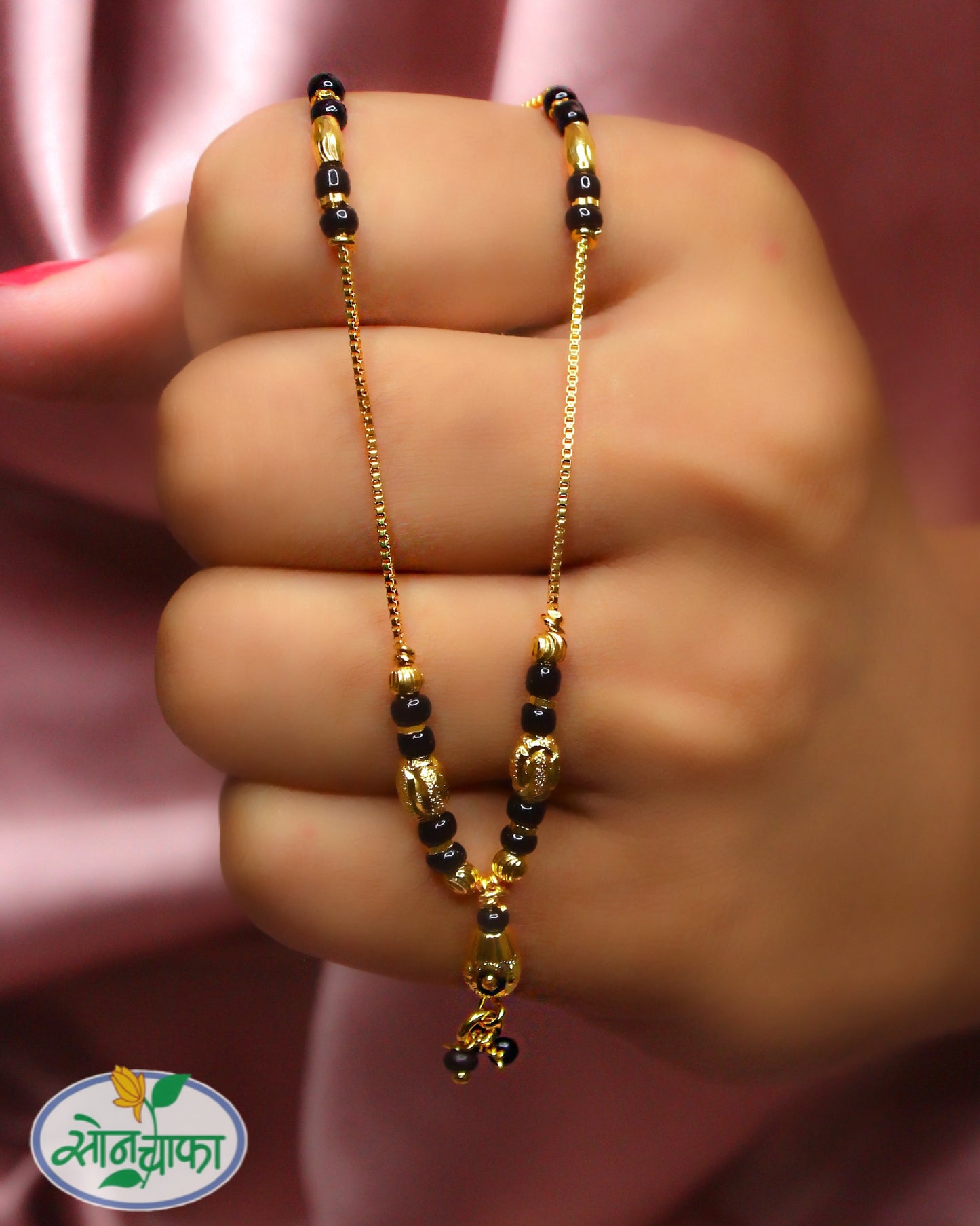 PRETTY GOLD PLATED MANGALSUTRA