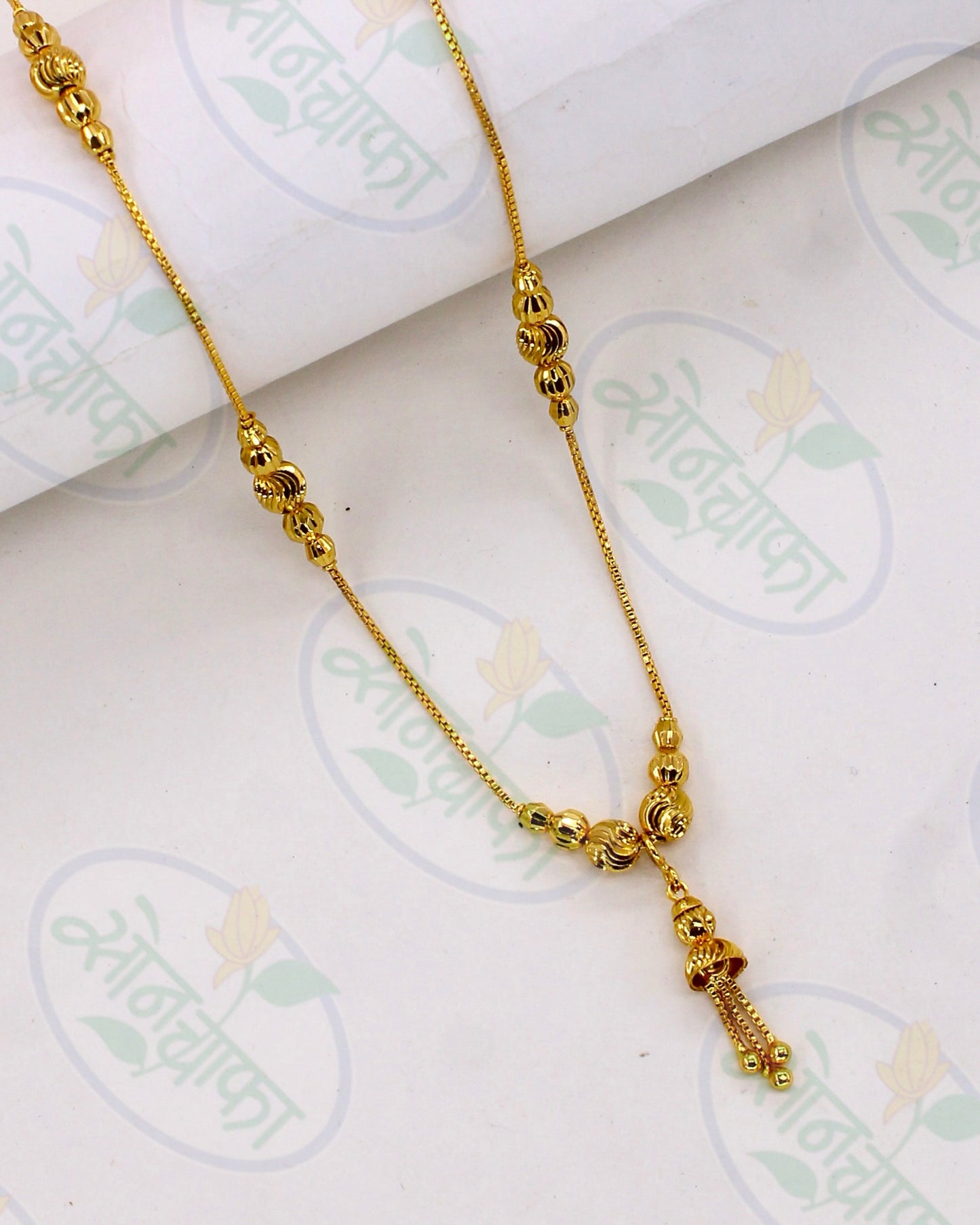 DESIGNER GOLDEN BEADS MANGALSUTRA