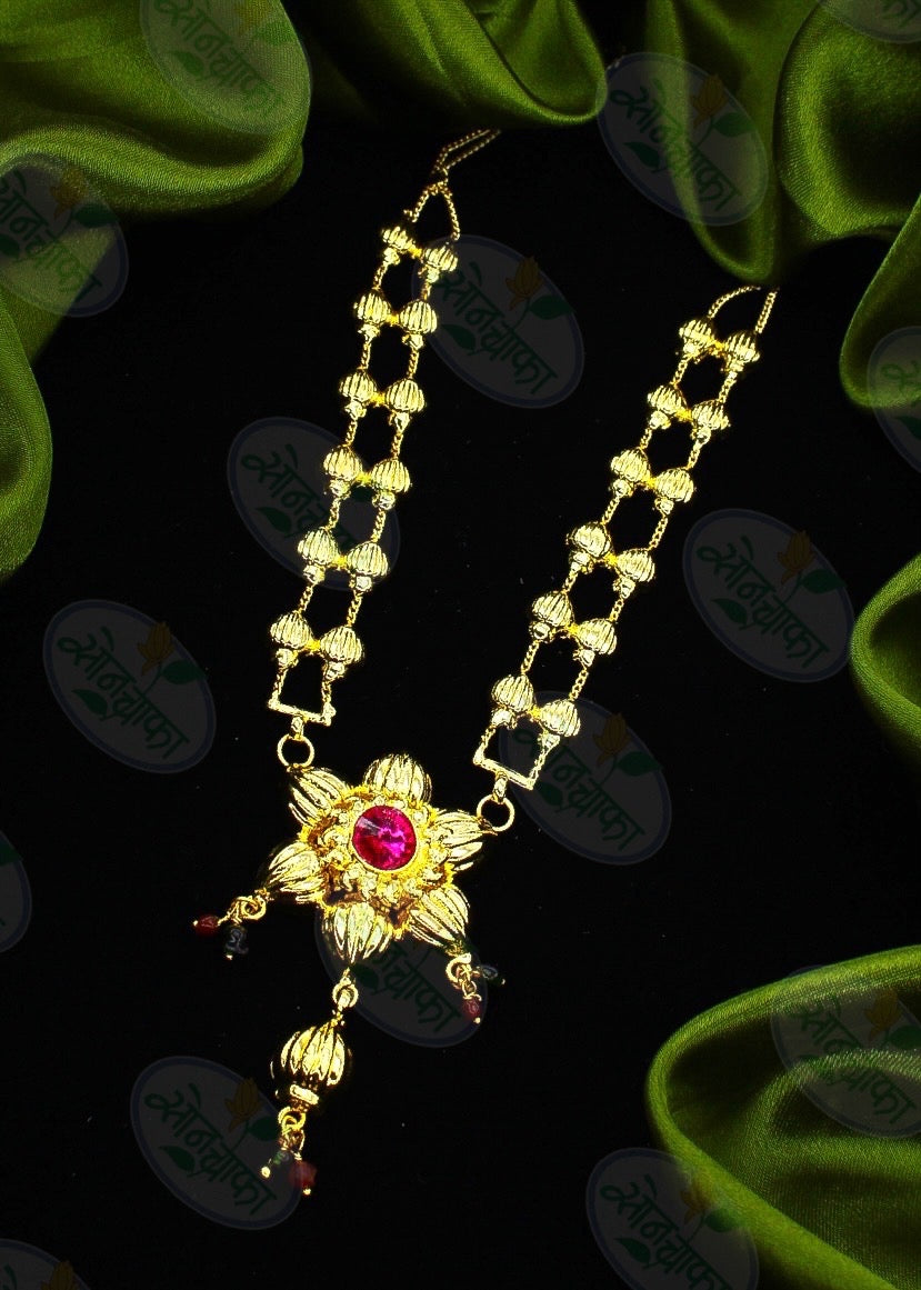FLORAL MODAK NECKLACE