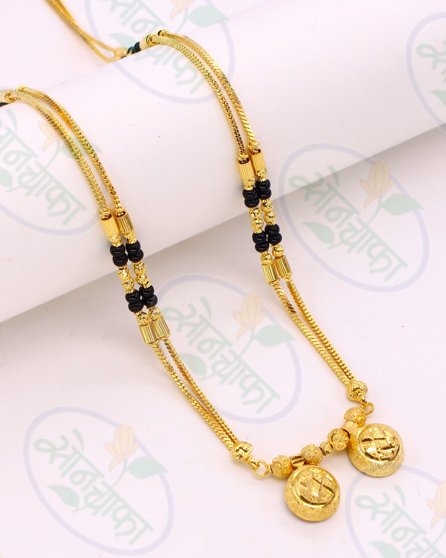 CLSSICAL GOLD PLATED MANGALSUTRA