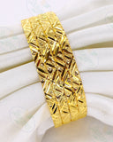 4 PC GOLD PLATED BANGLES
