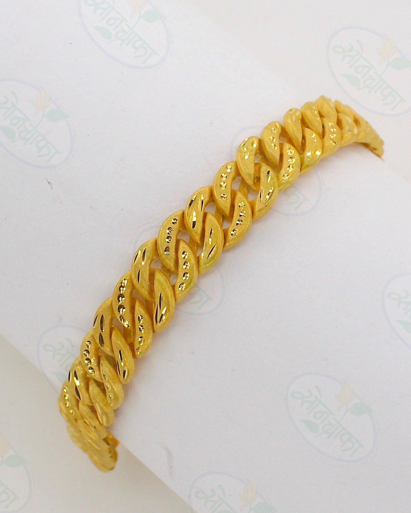 SIMPLE ELEGANT GOLD PLATED MEN'S BRACELET