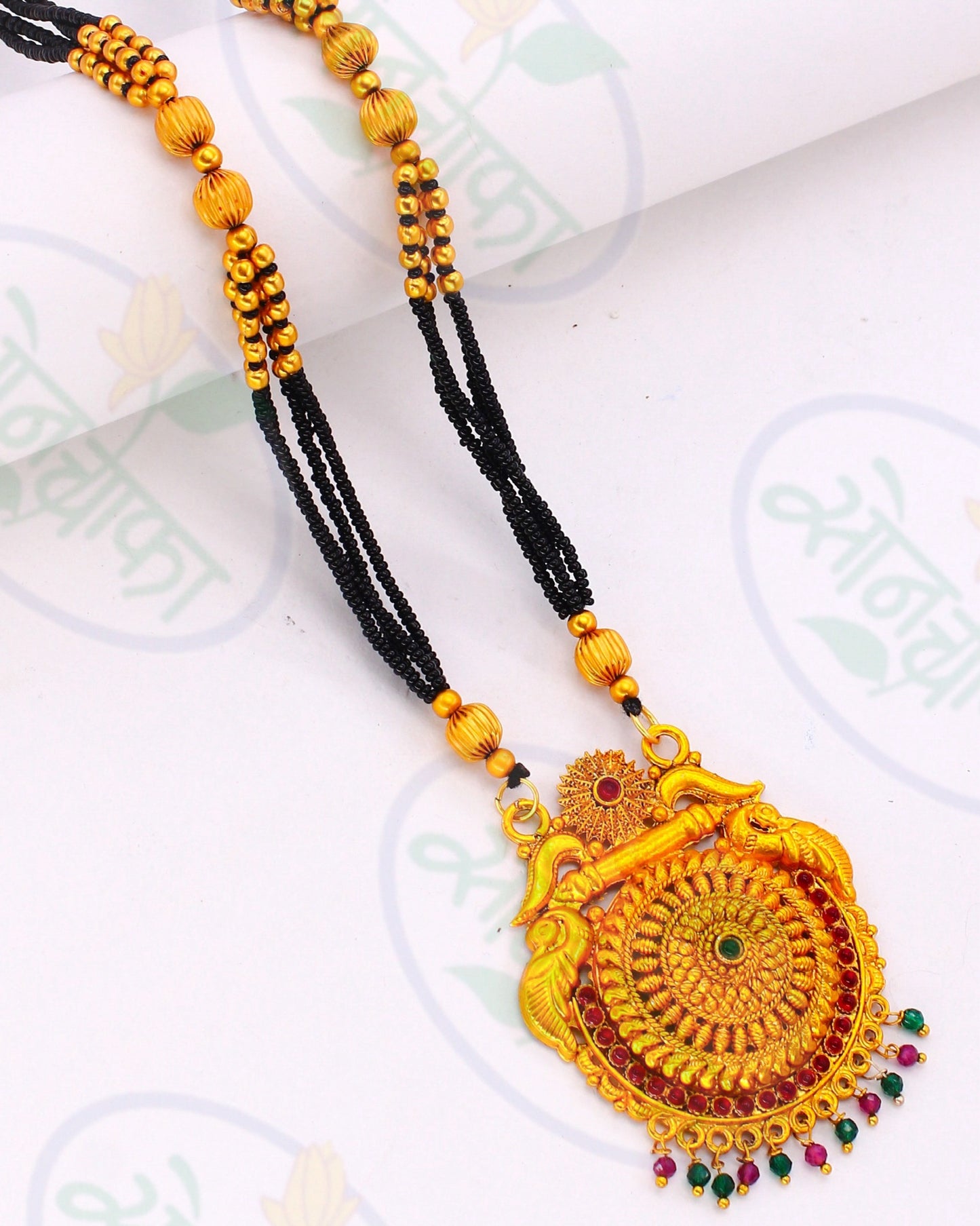 IMPRESSIVE PESHWAI MANGALSUTRA