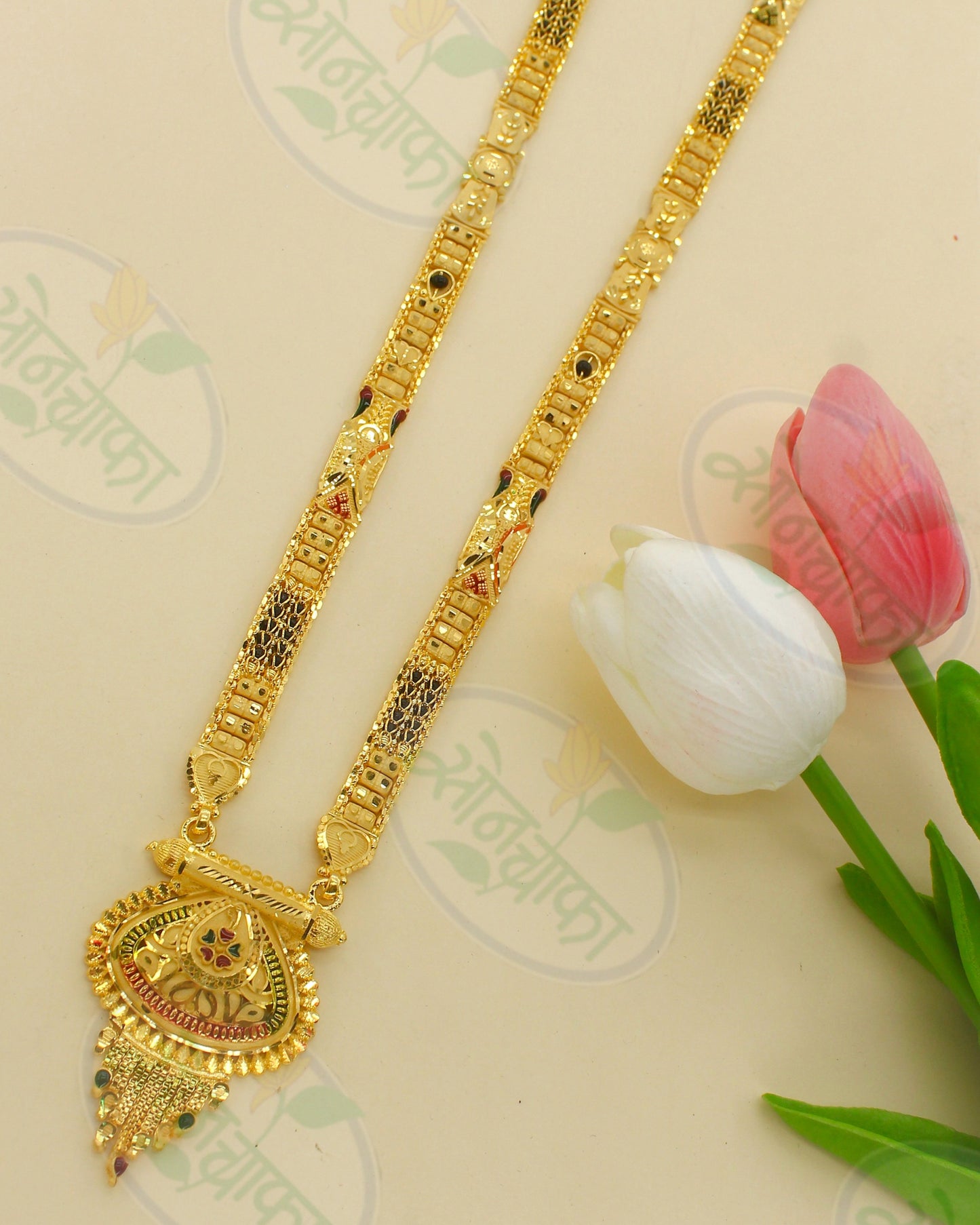 PRETTY GOLD PLATED MANGALSUTRA