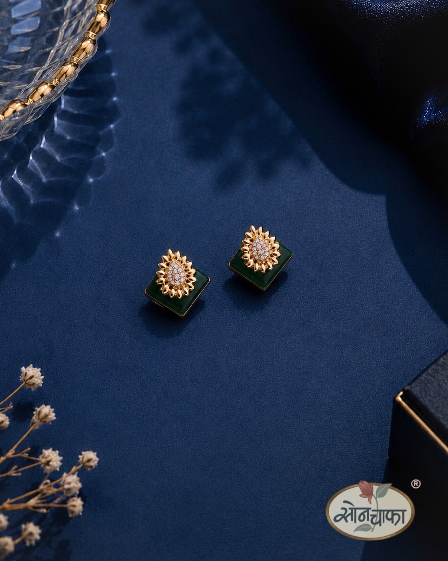 SQUARE DESIGNER EARRINGS