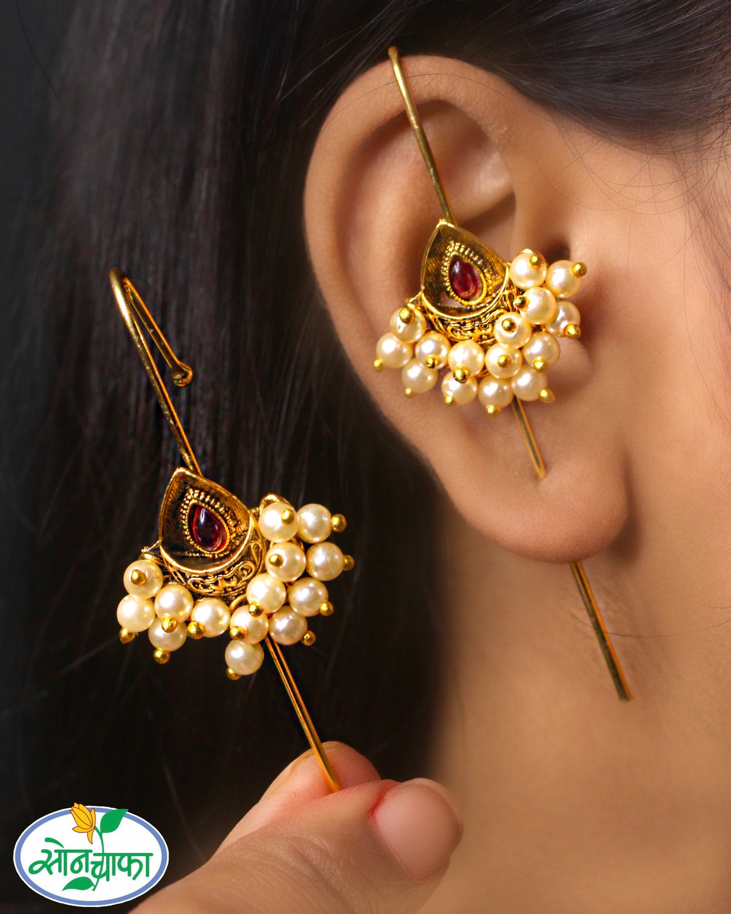 DROPLET DESIGNER EAR-CUFF