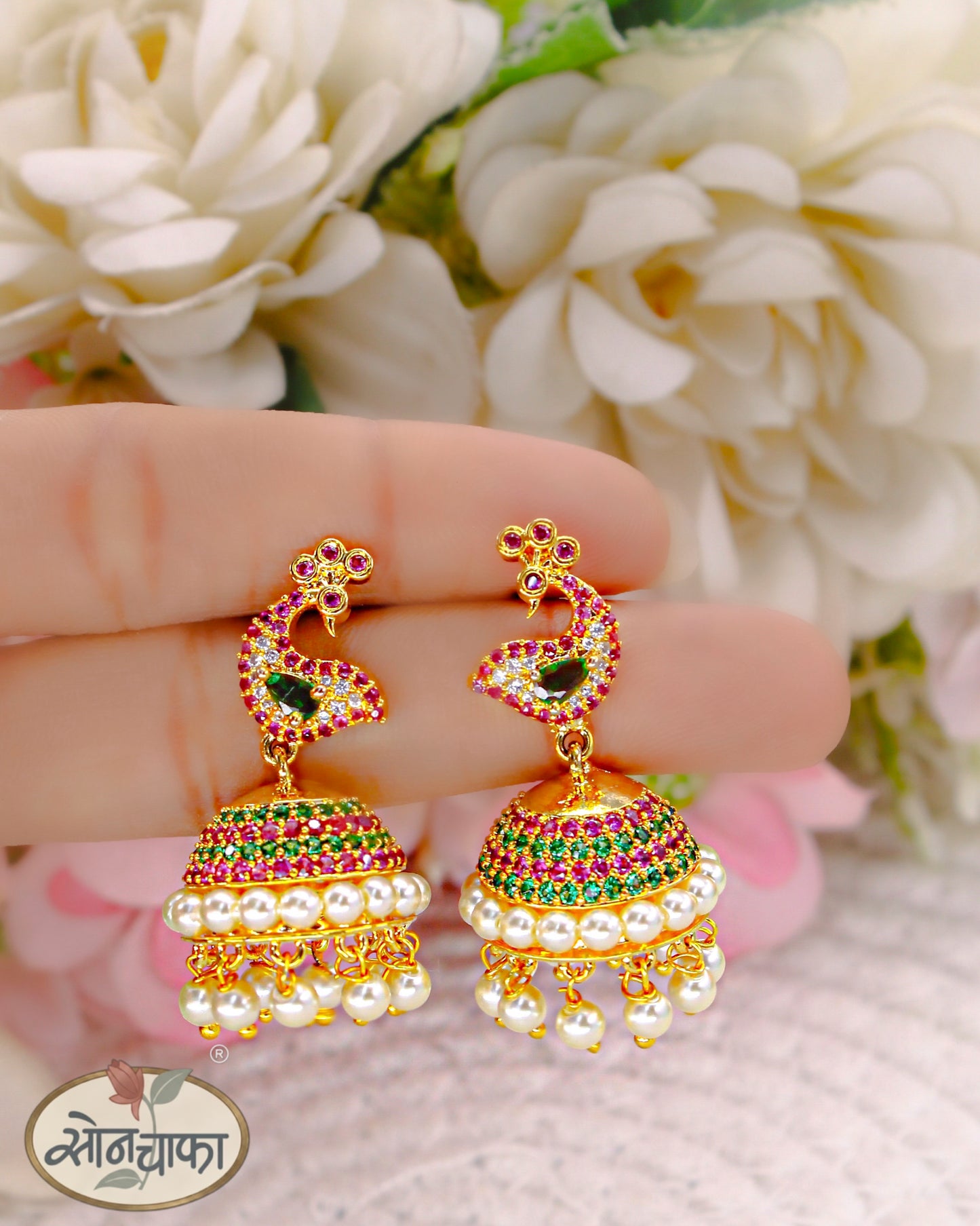 PRETTY PEACOCK JHUMKI
