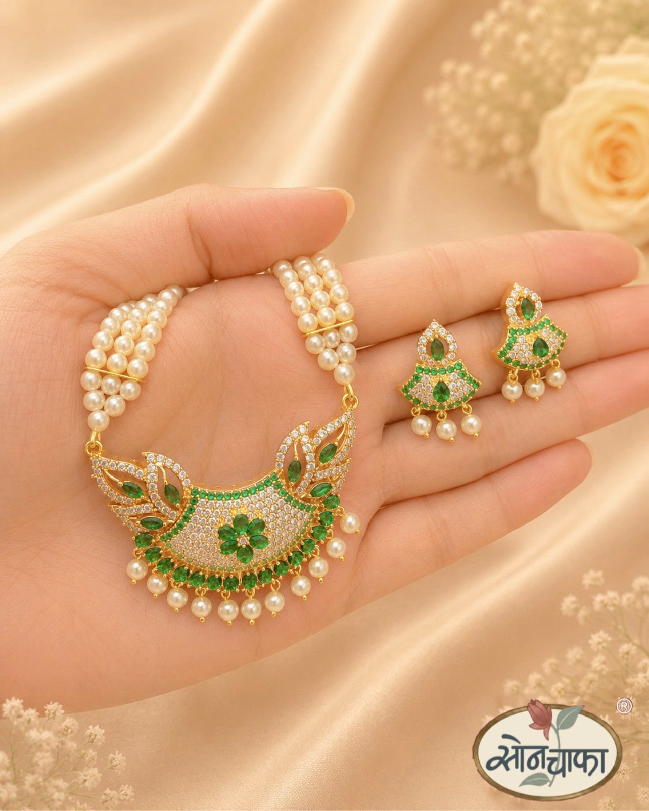 IMPRESSIVE MOTI NECKLACE