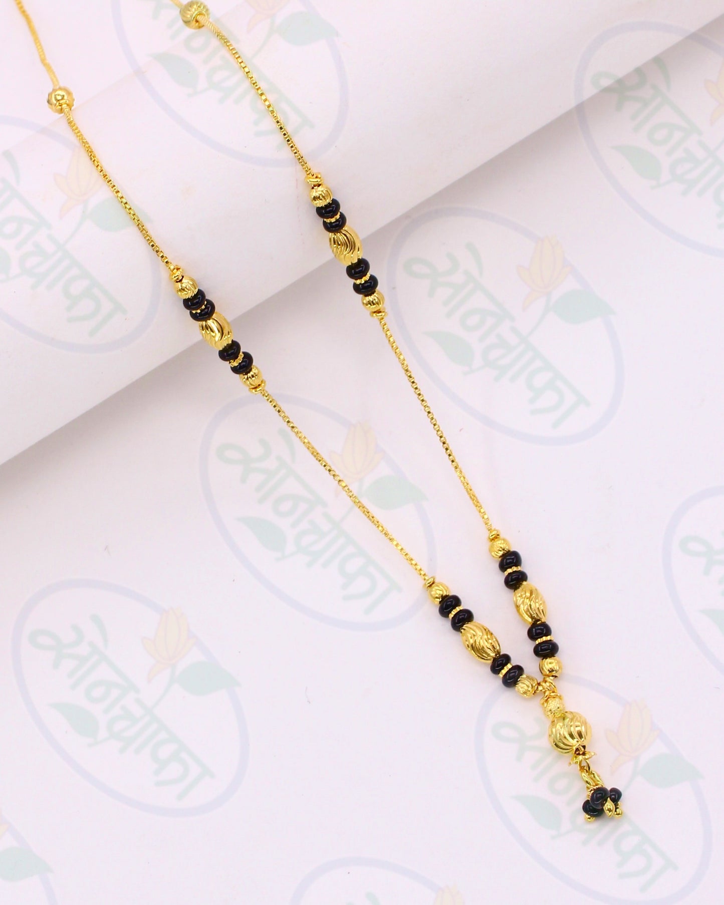 BEAUTIFUL GOLDEN BEADS MANGALSUTRA