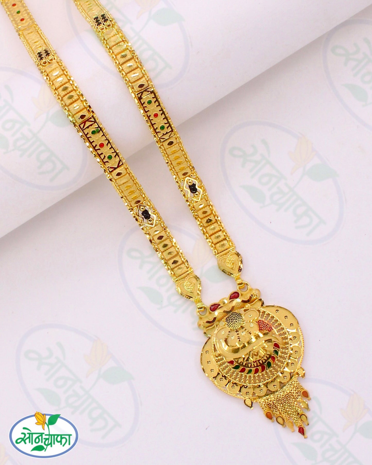ENTICING GOLD PLATED MANGALSUTRA