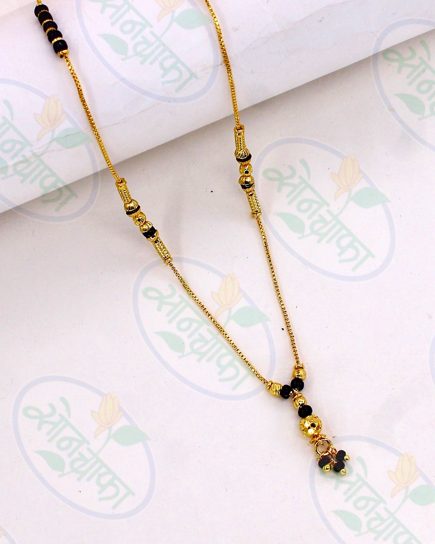 SIMPLE GOLD PLATED MANGALSUTRA