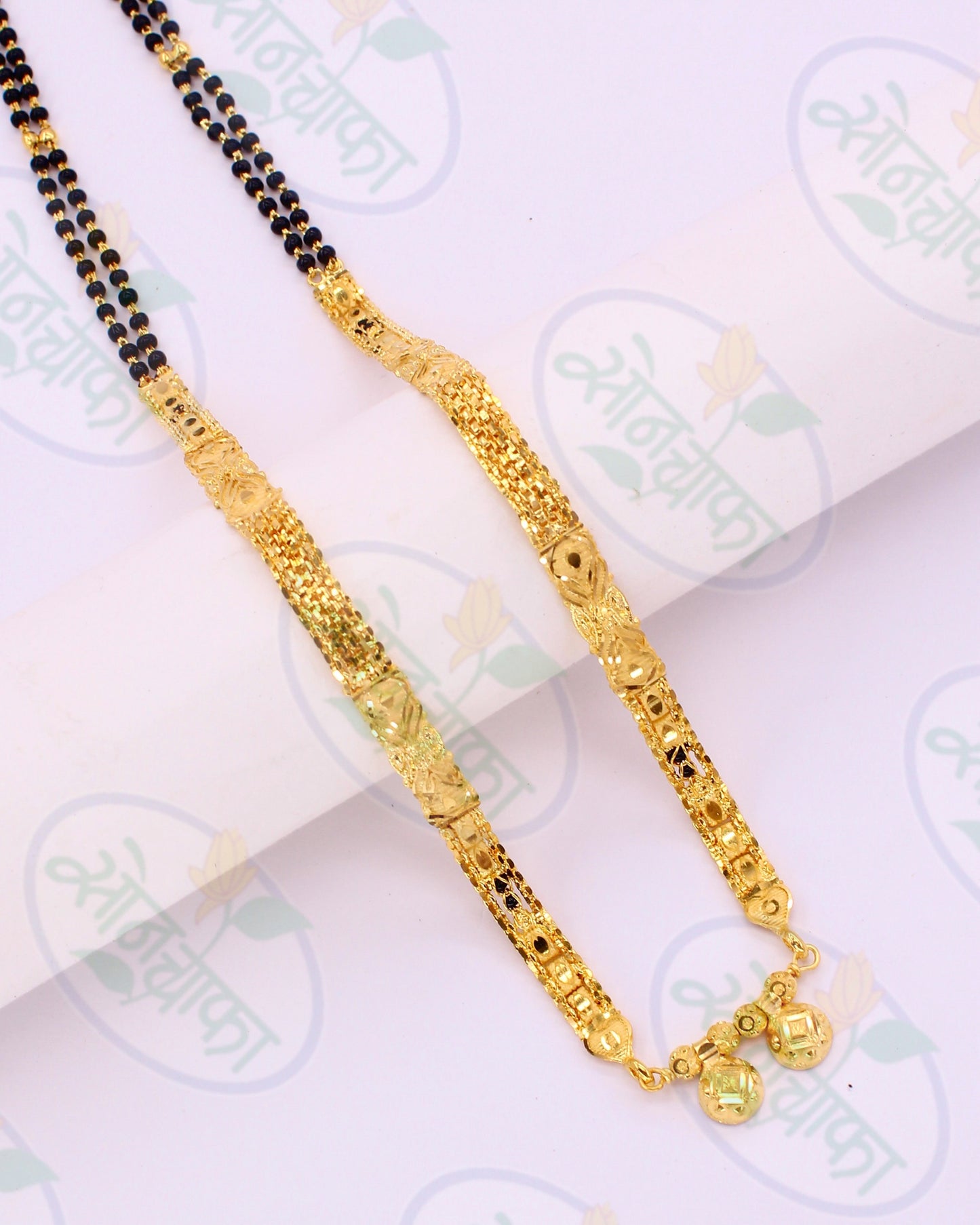 BLACK BEADS DESIGNER MANGALSUTRA