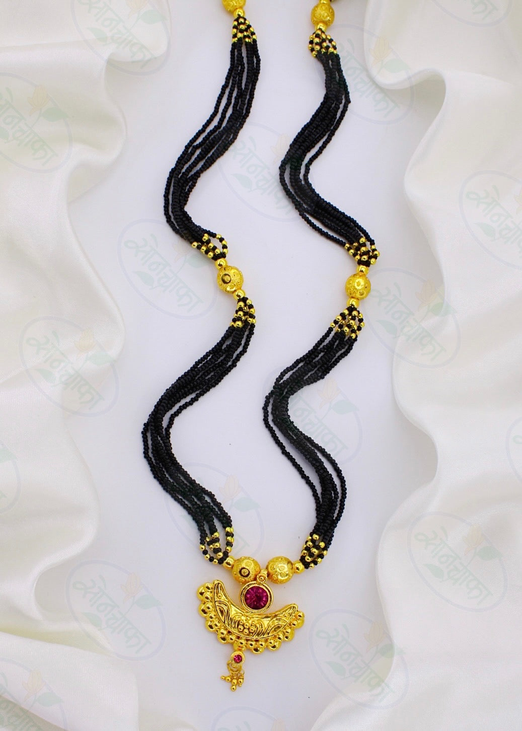 CHIC & BEAUTIFUL HALF-MOON DESIGNER MANGALSUTRA