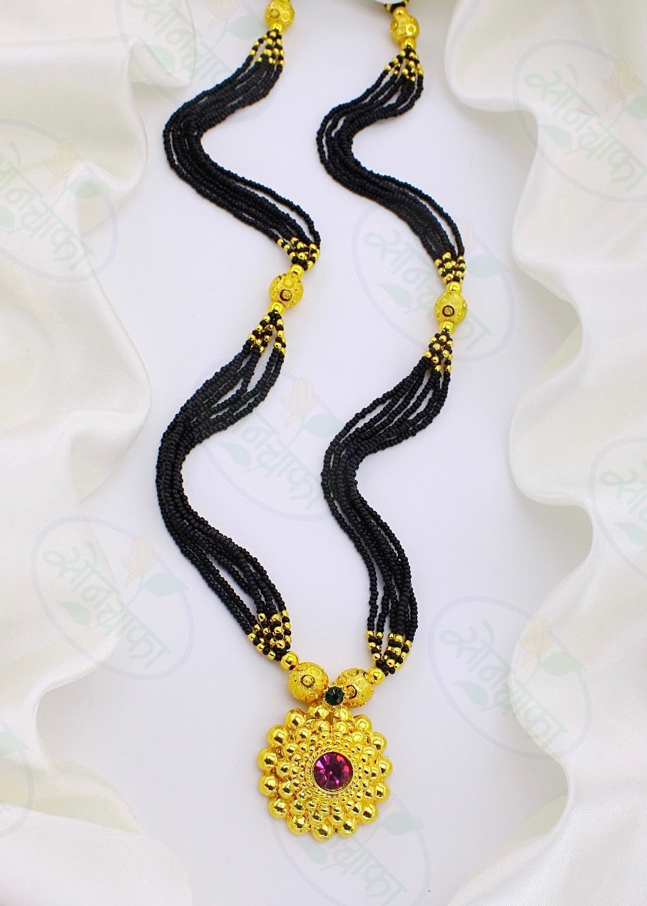 IMPRESSIVE KUDI DESIGNER PENDANT MANGALSUTRA