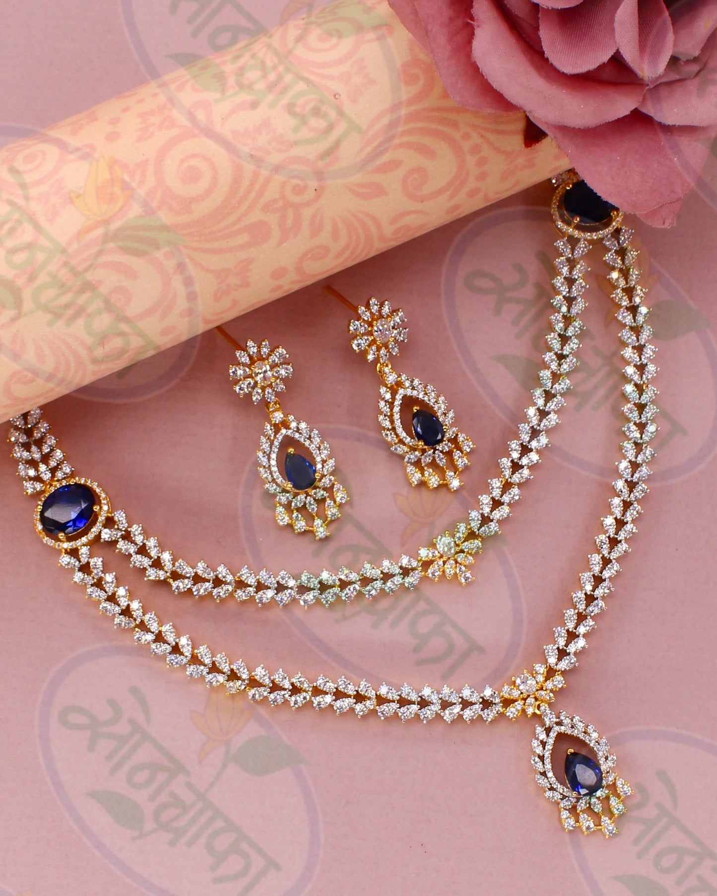 LAYERED FLIGHT DIAMOND NECKLACE