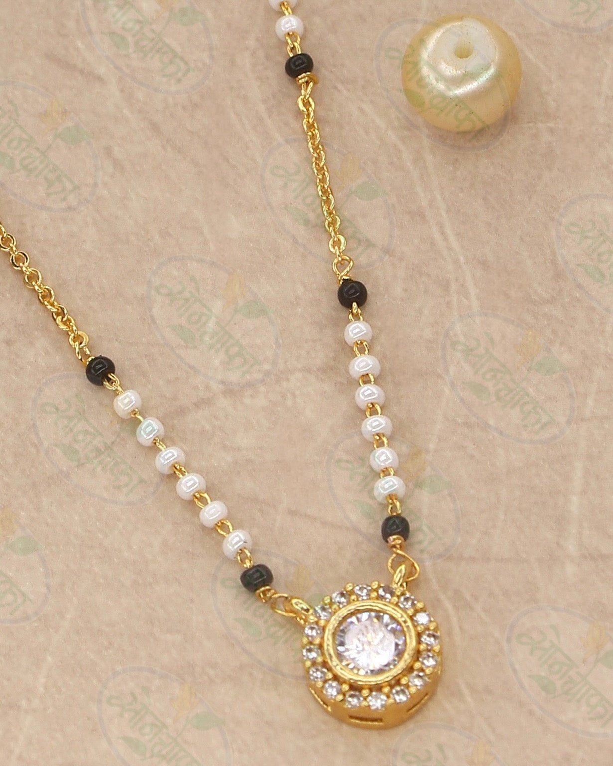 BLACK BEADS DESIGNER MANGALSUTRA